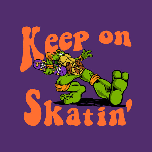 Keep On Skating-Womens-Fitted-Tee-joerawks