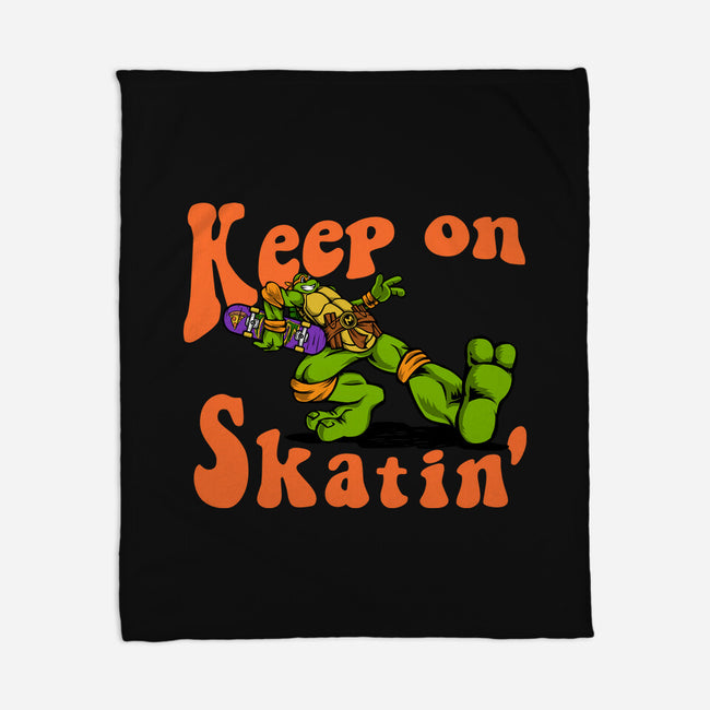 Keep On Skating-None-Fleece-Blanket-joerawks