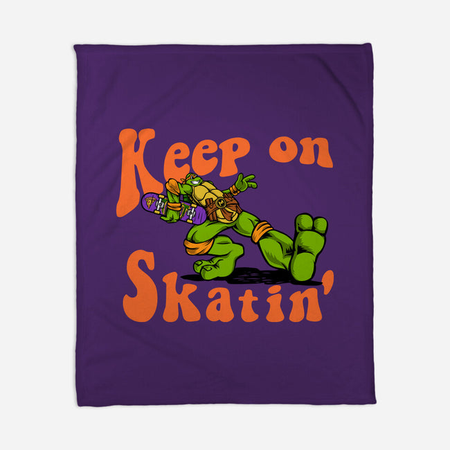 Keep On Skating-None-Fleece-Blanket-joerawks