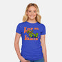 Keep On Skating-Womens-Fitted-Tee-joerawks