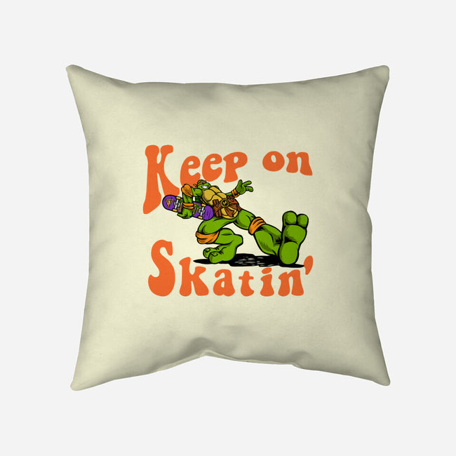 Keep On Skating-None-Removable Cover-Throw Pillow-joerawks