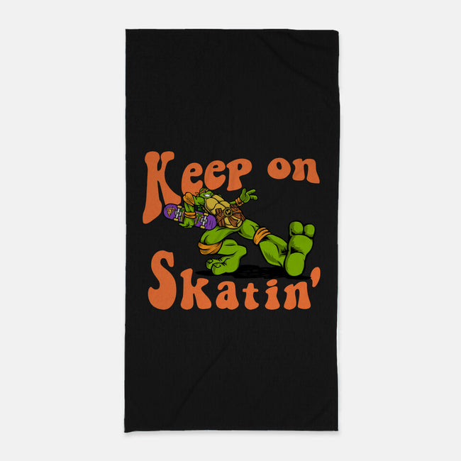 Keep On Skating-None-Beach-Towel-joerawks