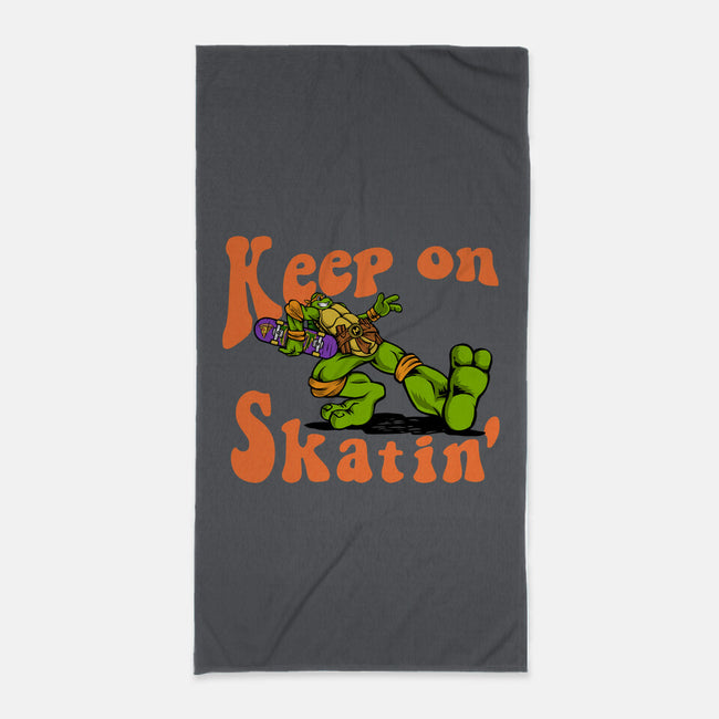 Keep On Skating-None-Beach-Towel-joerawks