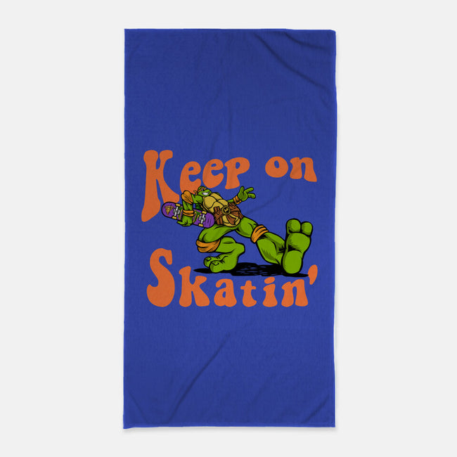 Keep On Skating-None-Beach-Towel-joerawks