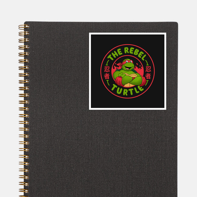 The Rebel Turtle-None-Glossy-Sticker-Tri haryadi