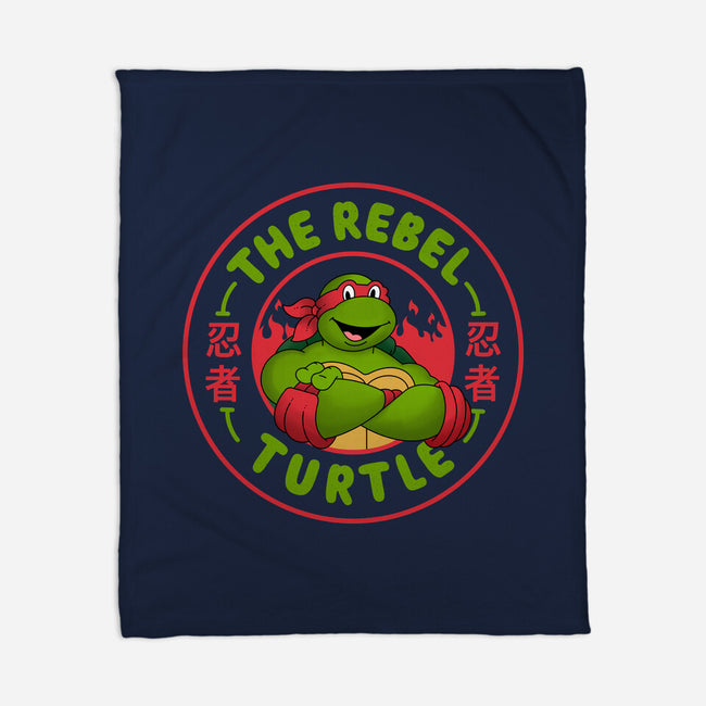 The Rebel Turtle-None-Fleece-Blanket-Tri haryadi