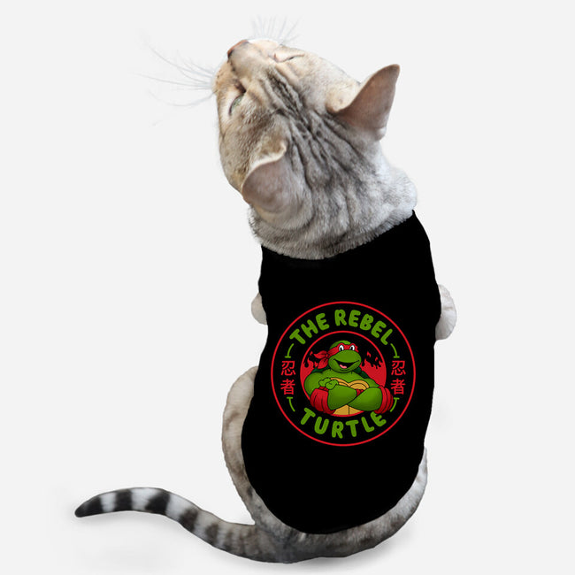 The Rebel Turtle-Cat-Basic-Pet Tank-Tri haryadi