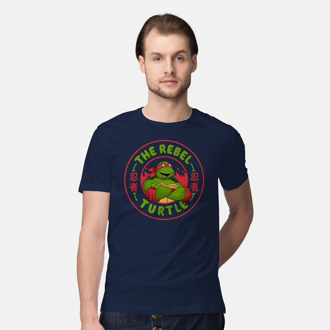 The Rebel Turtle-Mens-Premium-Tee-Tri haryadi