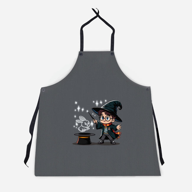 My Patronus Is A Bunny Rabbit-Unisex-Kitchen-Apron-maped