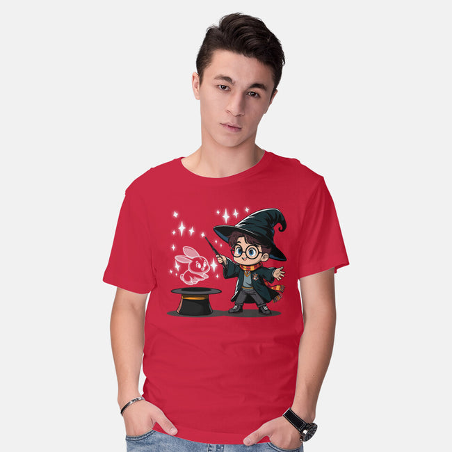 My Patronus Is A Bunny Rabbit-Mens-Basic-Tee-maped