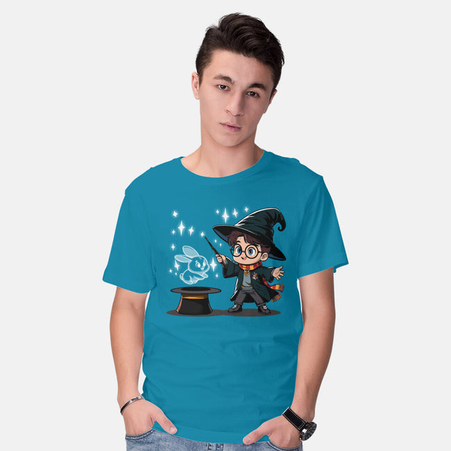 My Patronus Is A Bunny Rabbit-Mens-Basic-Tee-maped