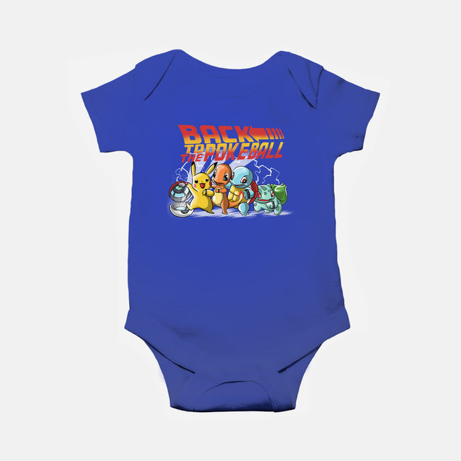 Back To The Pokeball-Baby-Basic-Onesie-zascanauta