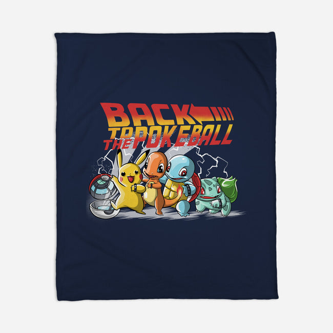 Back To The Pokeball-None-Fleece-Blanket-zascanauta