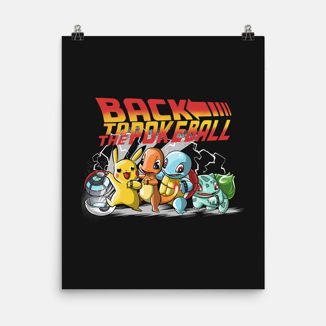 Back To The Pokeball-None-Matte-Poster-zascanauta