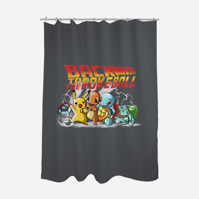 Back To The Pokeball-None-Polyester-Shower Curtain-zascanauta