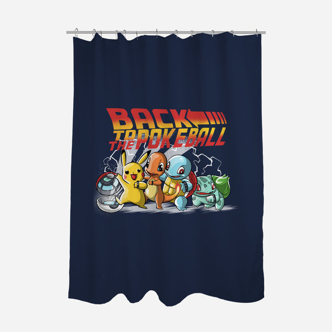 Back To The Pokeball-None-Polyester-Shower Curtain-zascanauta