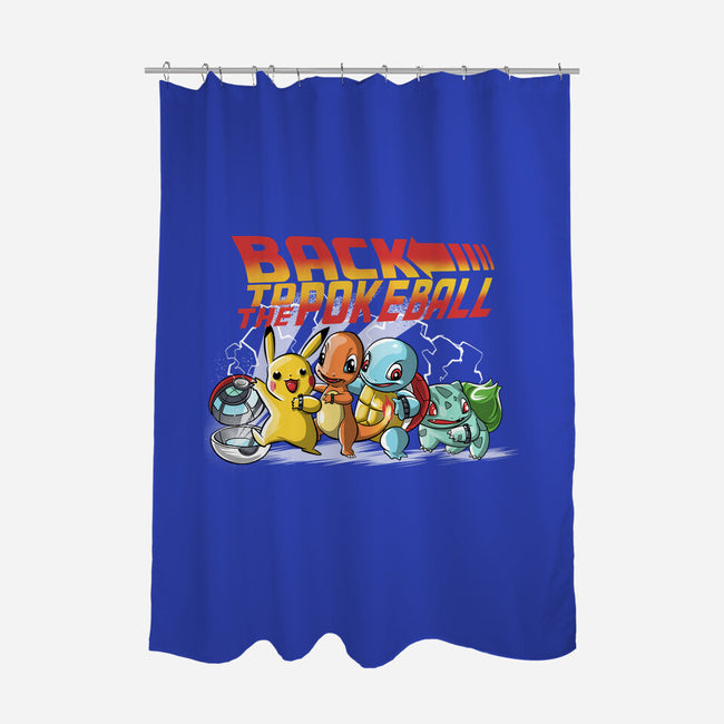 Back To The Pokeball-None-Polyester-Shower Curtain-zascanauta