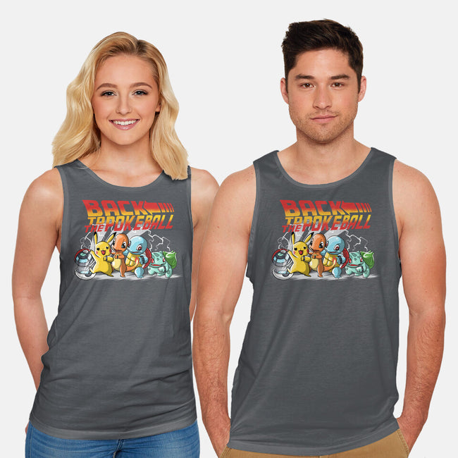 Back To The Pokeball-Unisex-Basic-Tank-zascanauta