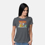 Back To The Pokeball-Womens-Basic-Tee-zascanauta