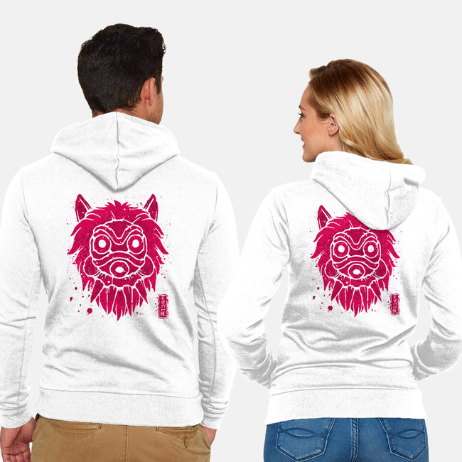 Wolf Clan-Unisex-Zip-Up-Sweatshirt-teesgeex