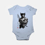 Mutant Samurai Sumi-e-Baby-Basic-Onesie-DrMonekers