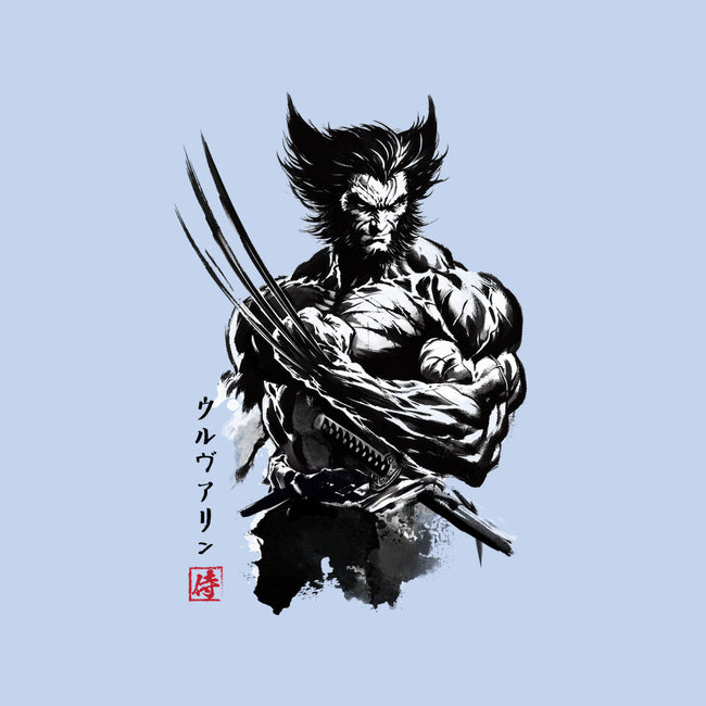 Mutant Samurai Sumi-e-None-Memory Foam-Bath Mat-DrMonekers