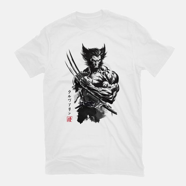 Mutant Samurai Sumi-e-Mens-Basic-Tee-DrMonekers