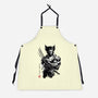 Mutant Samurai Sumi-e-Unisex-Kitchen-Apron-DrMonekers