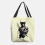 Mutant Samurai Sumi-e-None-Basic Tote-Bag-DrMonekers