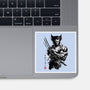 Mutant Samurai Sumi-e-None-Glossy-Sticker-DrMonekers