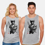 Mutant Samurai Sumi-e-Unisex-Basic-Tank-DrMonekers