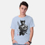 Mutant Samurai Sumi-e-Mens-Basic-Tee-DrMonekers