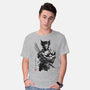 Mutant Samurai Sumi-e-Mens-Basic-Tee-DrMonekers