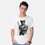 Mutant Samurai Sumi-e-Mens-Basic-Tee-DrMonekers