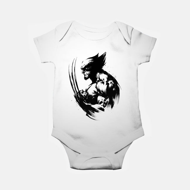 Mutant Inked-Baby-Basic-Onesie-DrMonekers