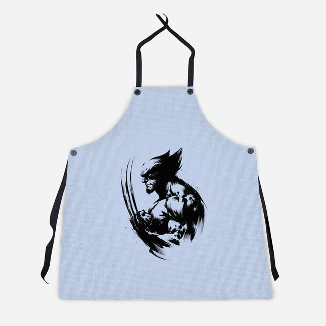 Mutant Inked-Unisex-Kitchen-Apron-DrMonekers