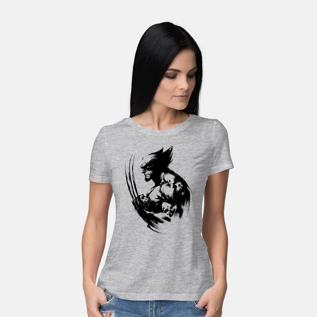 Mutant Inked-Womens-Basic-Tee-DrMonekers