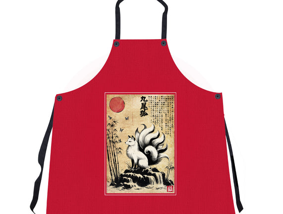 Kitsune Woodblock