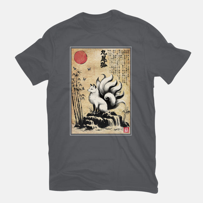 Kitsune Woodblock-Mens-Premium-Tee-DrMonekers