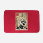 Kitsune Woodblock-None-Memory Foam-Bath Mat-DrMonekers