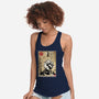 Kitsune Woodblock-Womens-Racerback-Tank-DrMonekers