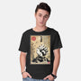 Kitsune Woodblock-Mens-Basic-Tee-DrMonekers