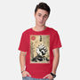 Kitsune Woodblock-Mens-Basic-Tee-DrMonekers