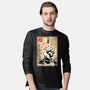 Kitsune Woodblock-Mens-Long Sleeved-Tee-DrMonekers