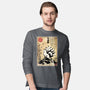 Kitsune Woodblock-Mens-Long Sleeved-Tee-DrMonekers