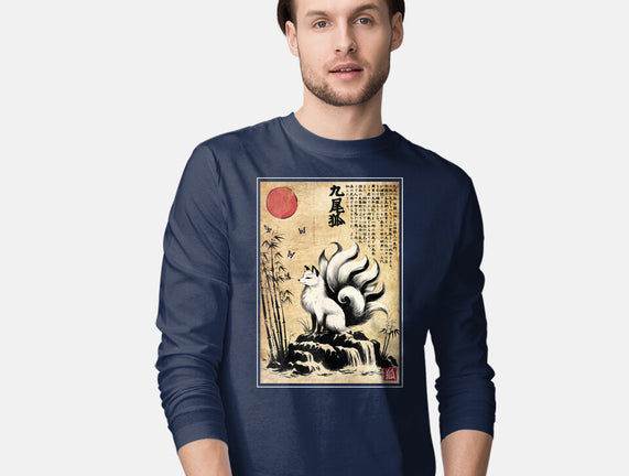 Kitsune Woodblock