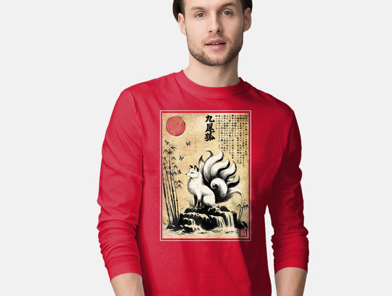 Kitsune Woodblock