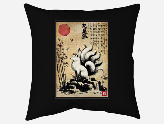 Kitsune Woodblock