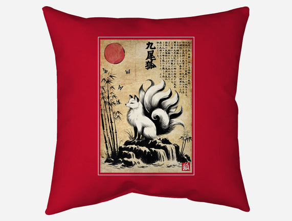 Kitsune Woodblock