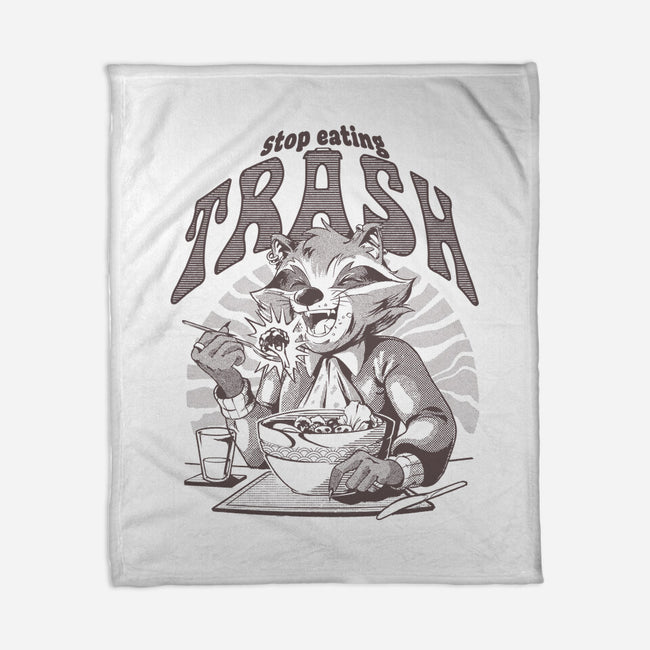 Stop Eating Trash-None-Fleece-Blanket-Gazo1a